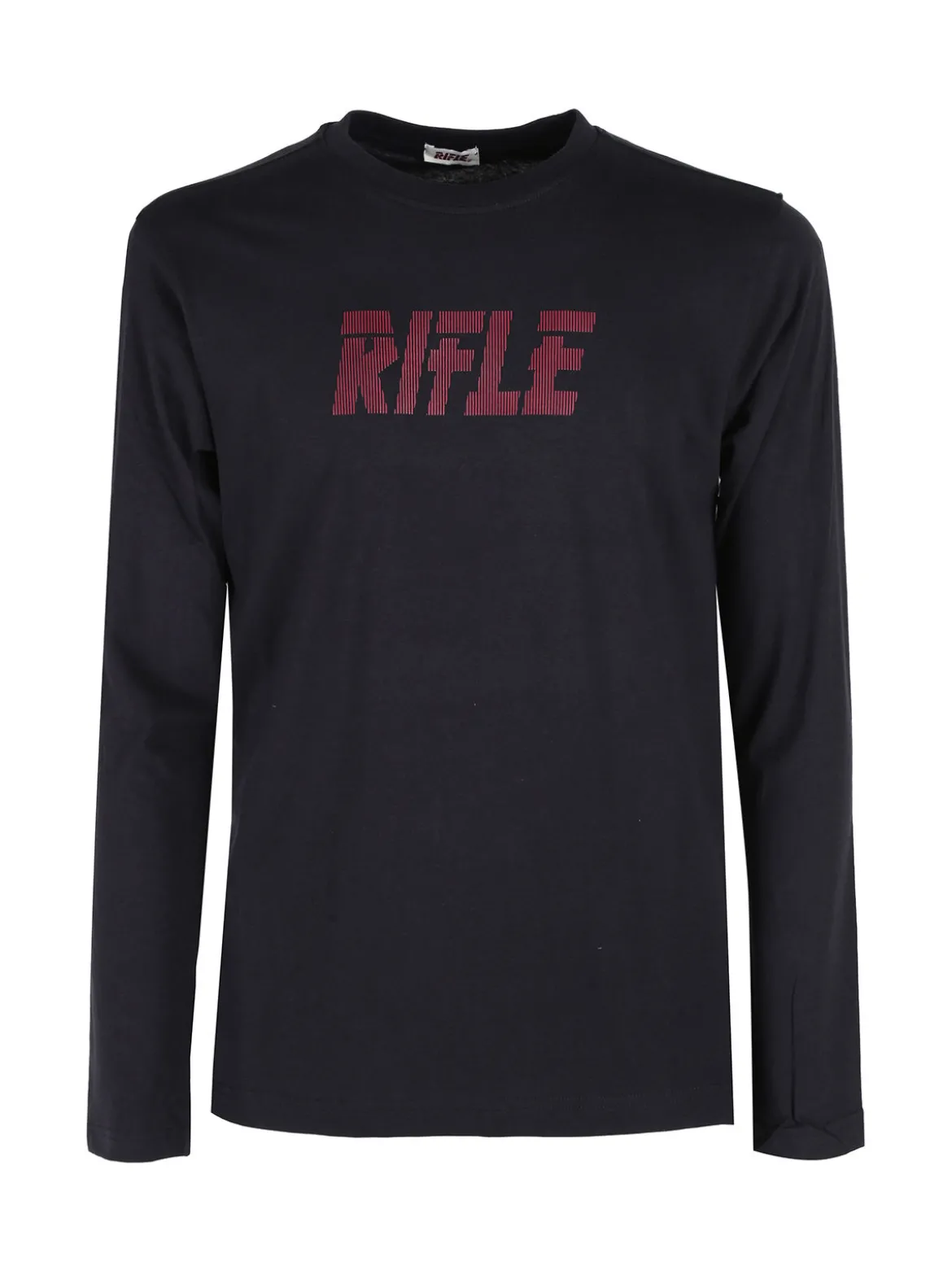 Rifle T-shirt da uomo a maniche lunghe in cotone