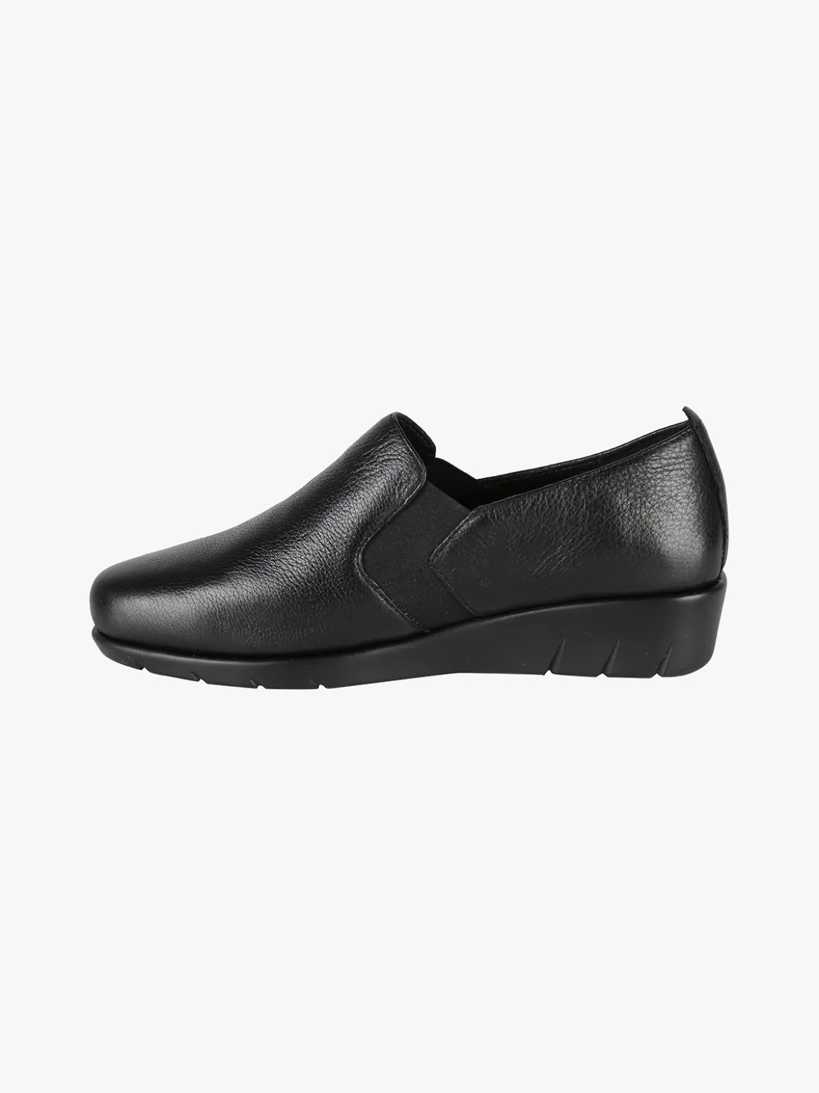 Riposella Mocassini comfort in pelle da donna con zeppa