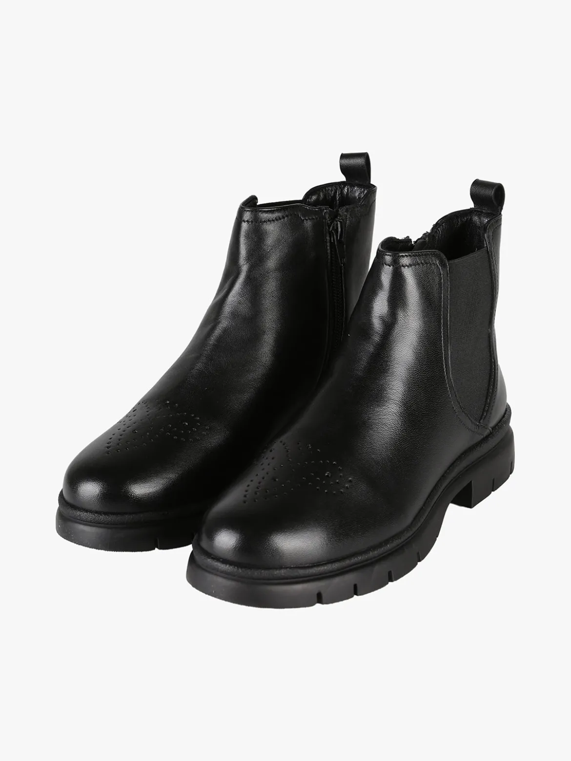 Riposella Stivaletti donna in pelle con zip