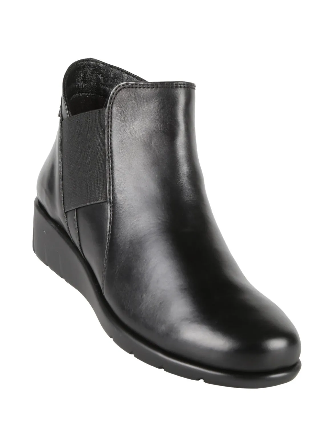 Riposella Stivaletti in pelle da donna con zeppa