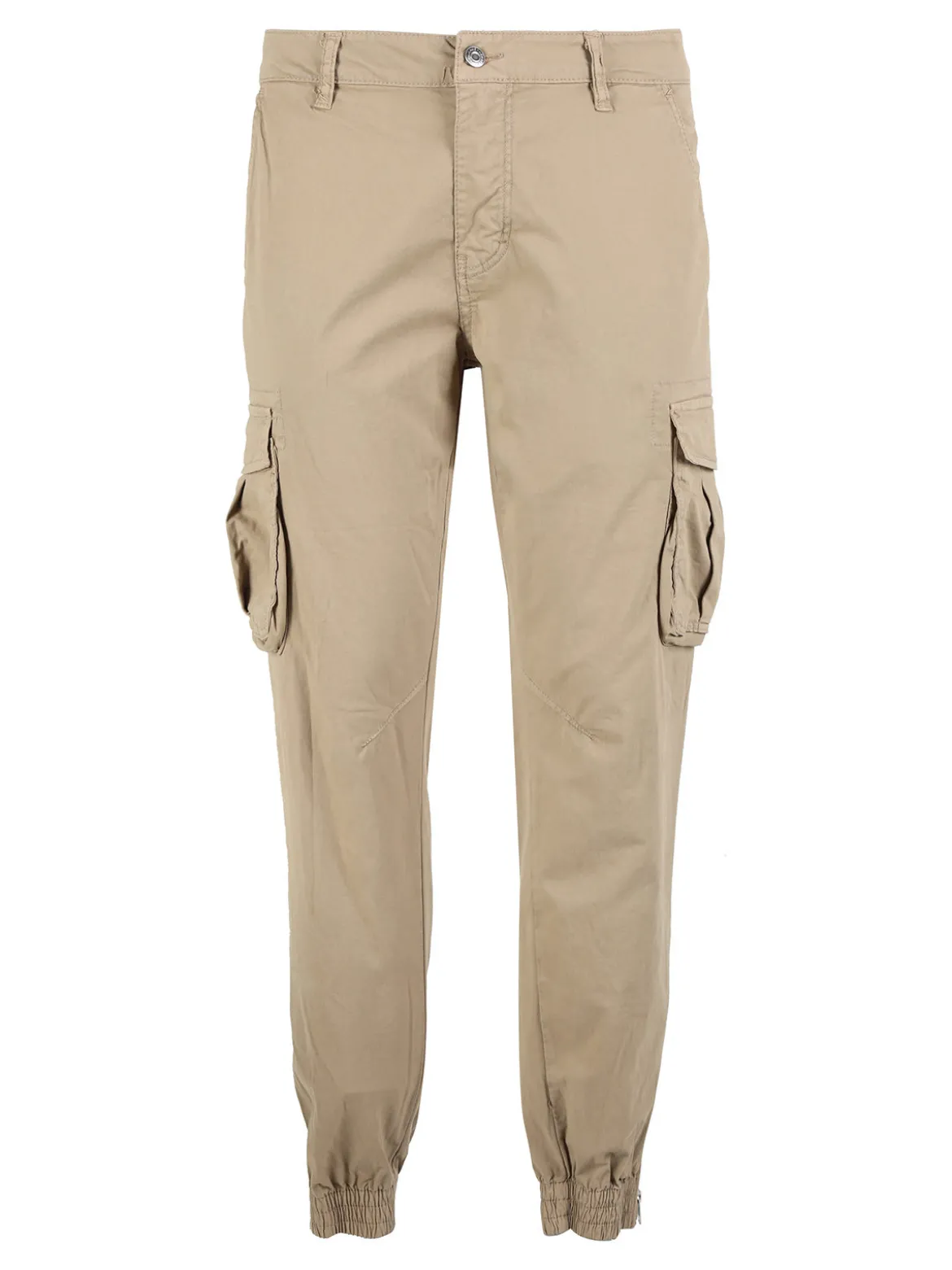 Ross Kemp Pantaloni cargo da uomo con polsini e zip sul finale
