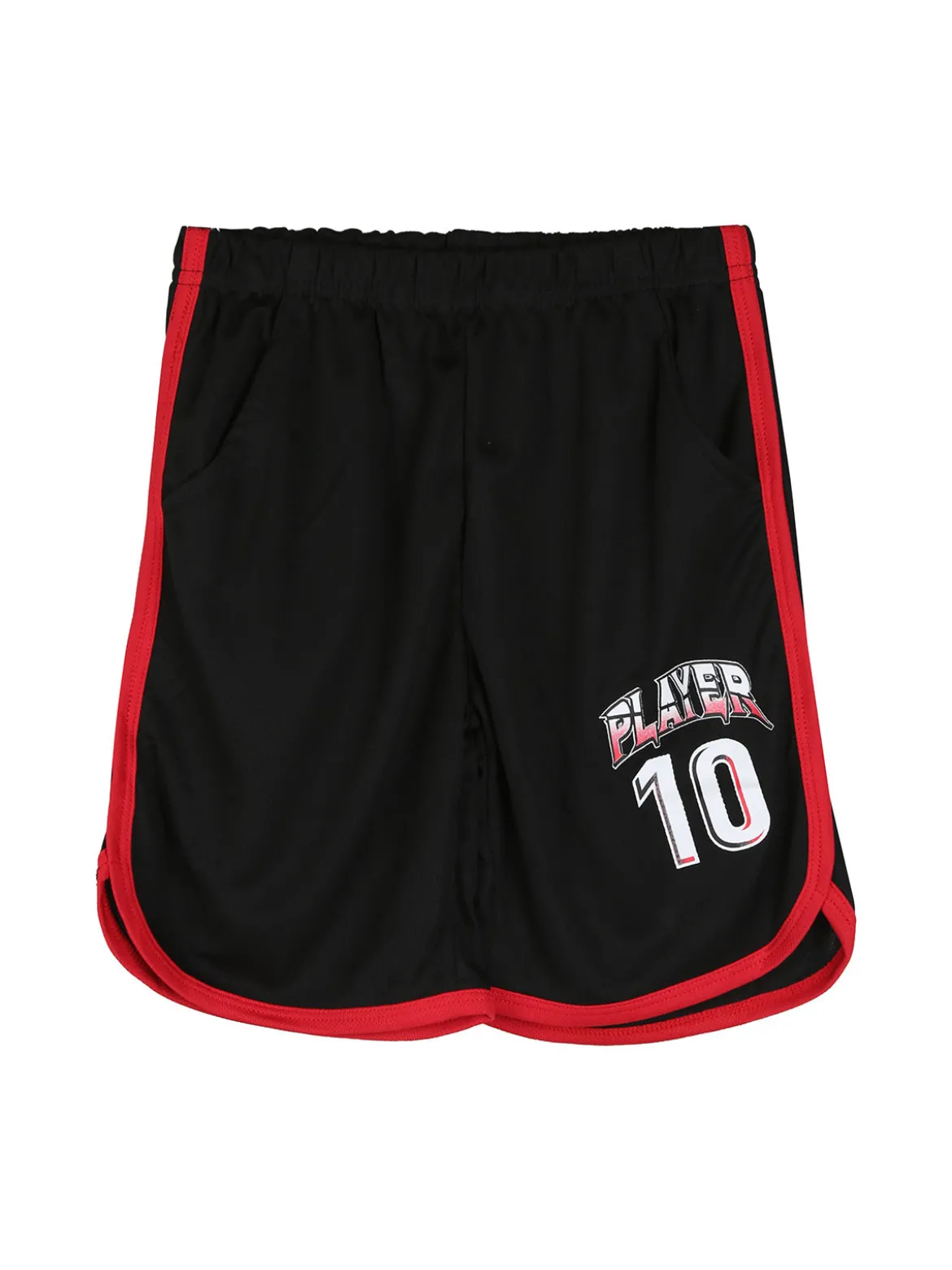 Run Boy Completo corto da ragazzo sportivo con t-shirt e bermuda - rosso