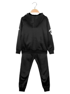 Run Boy Completo tuta da bambino 2 pezzi con cappuccio e zip