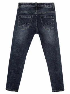 Run Boy Jeans da bambino slim fit con laccetto decorativo