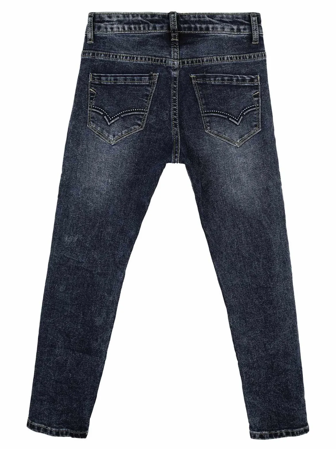 Run Boy Jeans da bambino slim fit con laccetto decorativo