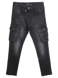 Run Boy Jeans da ragazzo con tasconi laterali