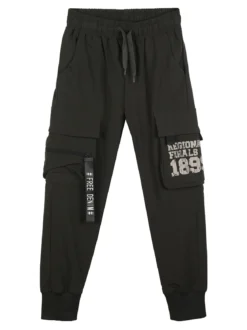 Run Boy Pantaloni da bambino con tasconi laterali