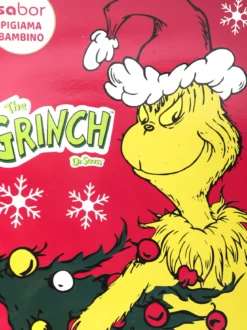 Sabor Grinch pigiama natalizio da bambino in cotone interlock