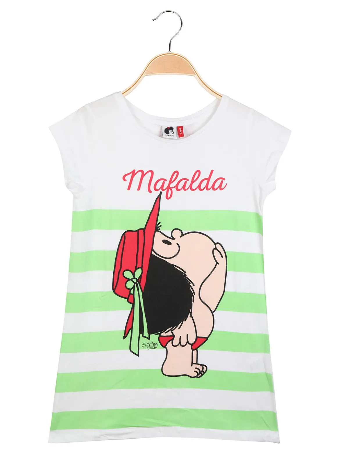 Sabor MAFALDA e SNOOPY Maxi t-shirt manica corta da bambina con stampa