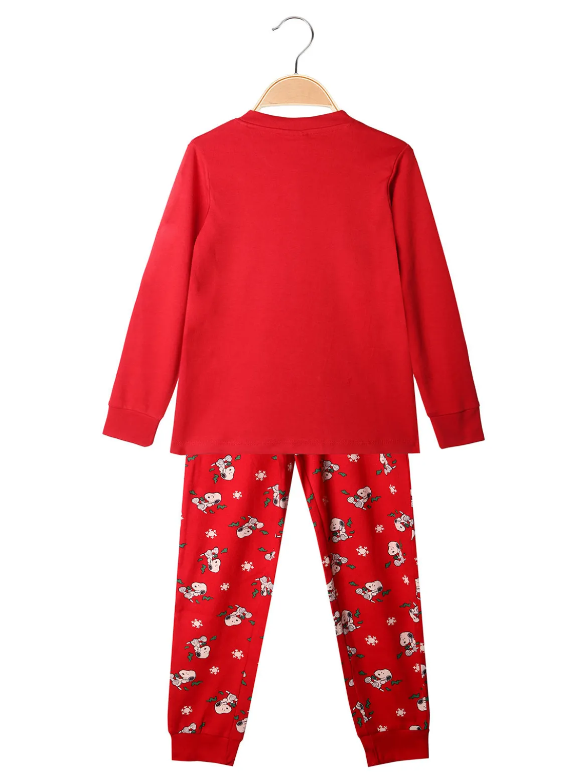 Sabor Snoopy pigiama natalizio da bambina in cotone