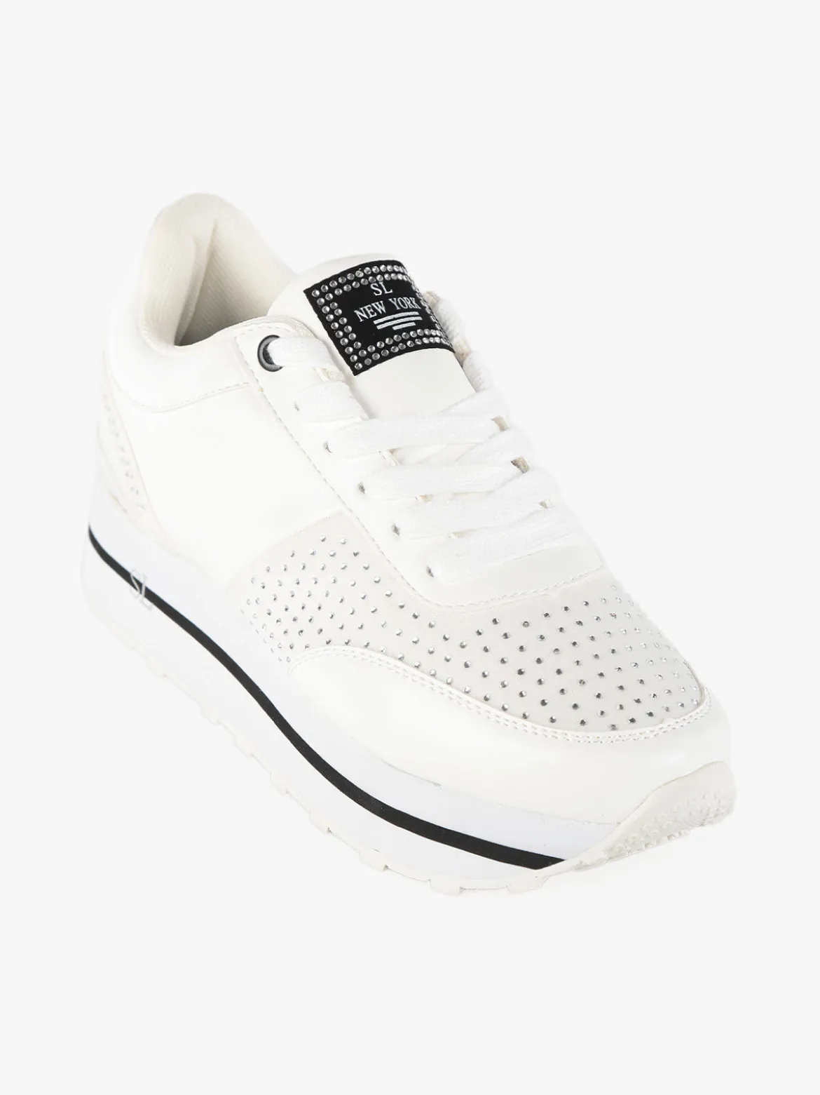 Saralòpez Sneakers da donna con strass