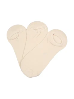 Scopri Confezione da 3 paia di calze fantasmini in cotone elasticizzato - nudo