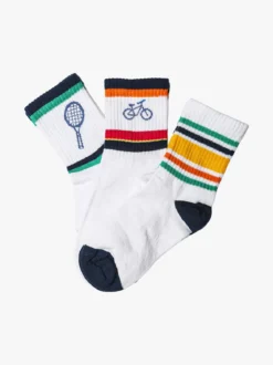 Scopri Confezione da 3 paia di calze tennis da bambino