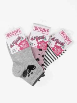 Scopri Junior Calze corte da bambina confezione da 3 paia