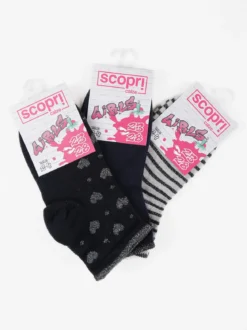 Scopri Junior Calze corte da bambina confezione da 3 paia