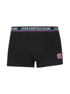 Scuola Nautica Italiana Boxer da uomo in cotone elastico