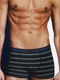 Scuola Nautica Italiana Boxer da uomo rigati