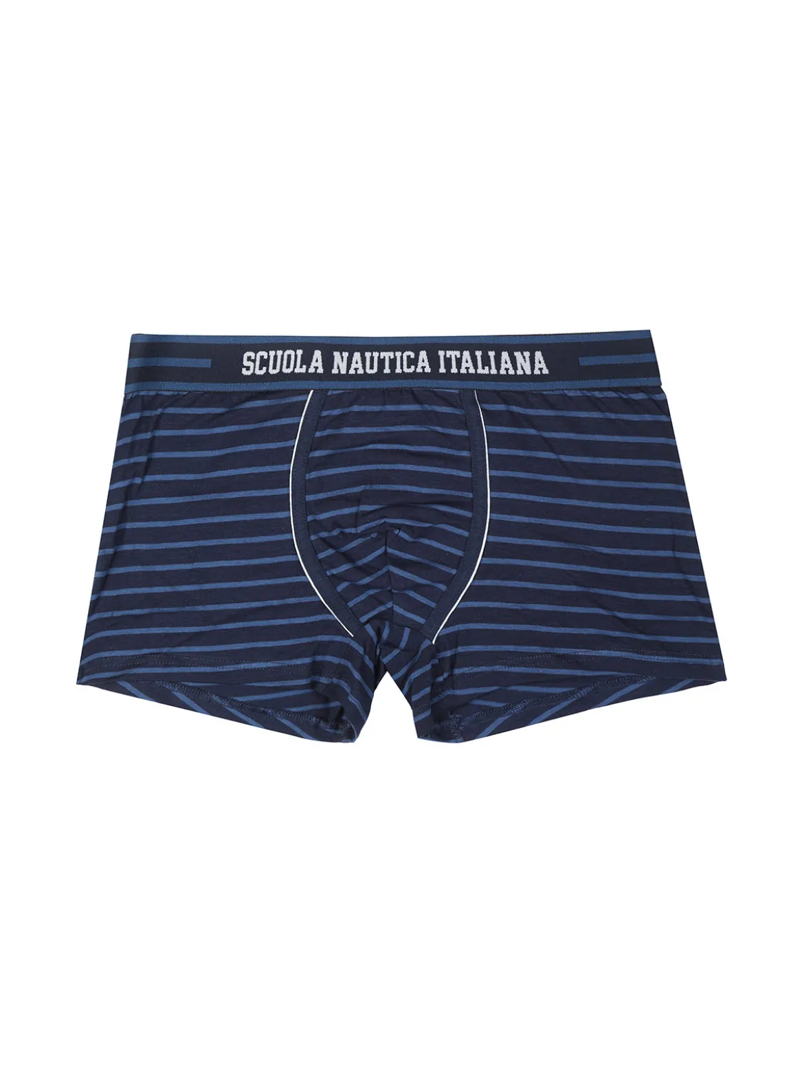 Scuola Nautica Italiana Boxer uomo in cotone a righe