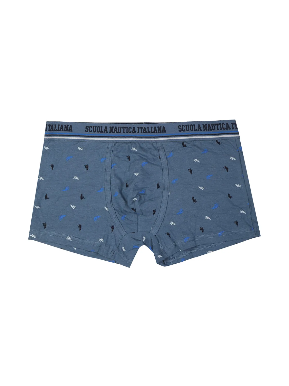 Scuola Nautica Italiana Boxer uomo in cotone con stampe