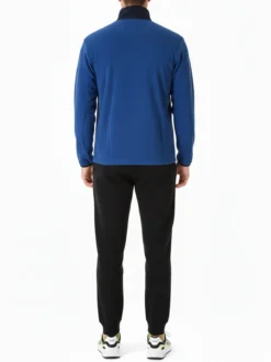 Scuola Nautica Italiana Completo tuta da uomo in pile full zip - blu scuro