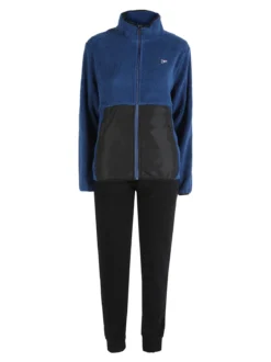 Scuola Nautica Italiana Completo tuta donna in pile con felpa e pantaloni - jeans