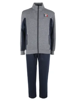 Scuola Nautica Italiana Completo tuta invernale da uomo con felpa e pantaloni - grigio scuro