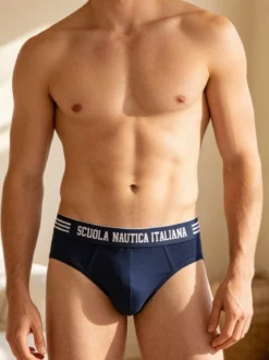 Scuola Nautica Italiana Slip con elastico a vista