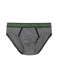 Scuola Nautica Italiana Slip da uomo in cotone a righe