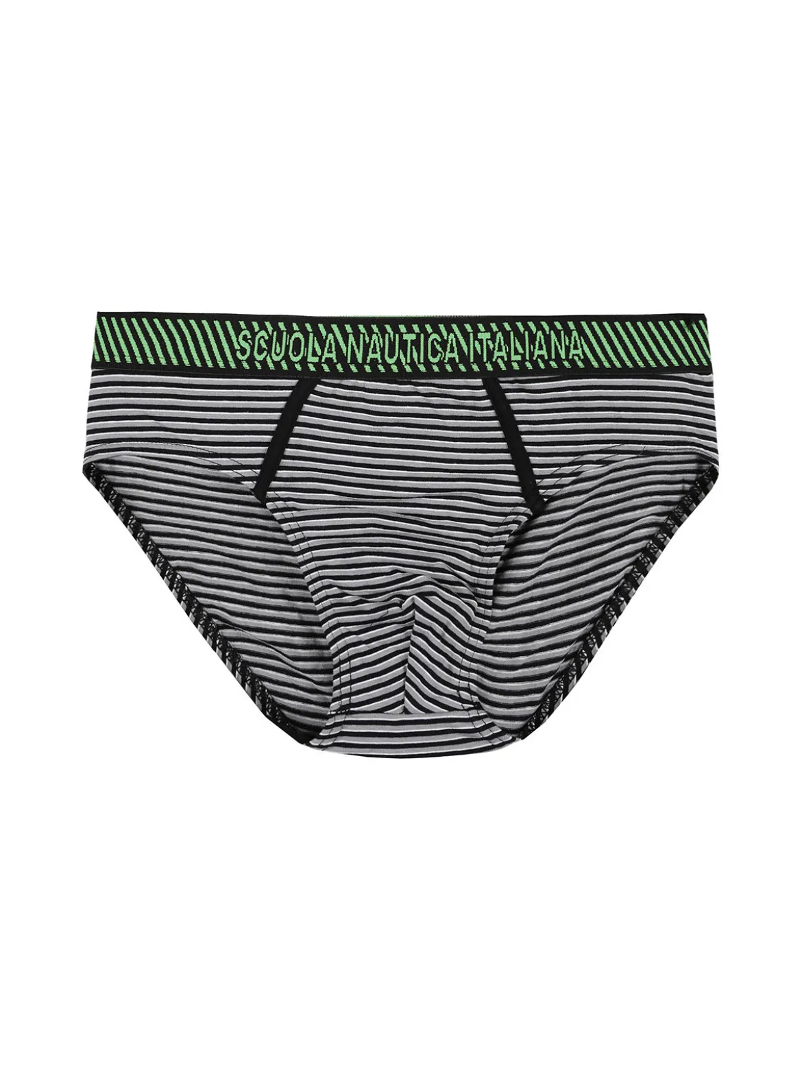 Scuola Nautica Italiana Slip da uomo in cotone a righe