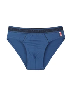 Scuola Nautica Italiana Slip da uomo in cotone tinta unita