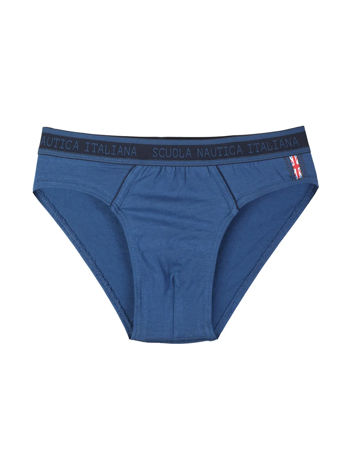 Scuola Nautica Italiana Slip da uomo in cotone tinta unita