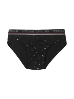 Scuola Nautica Italiana Slip uomo in cotone con stampe