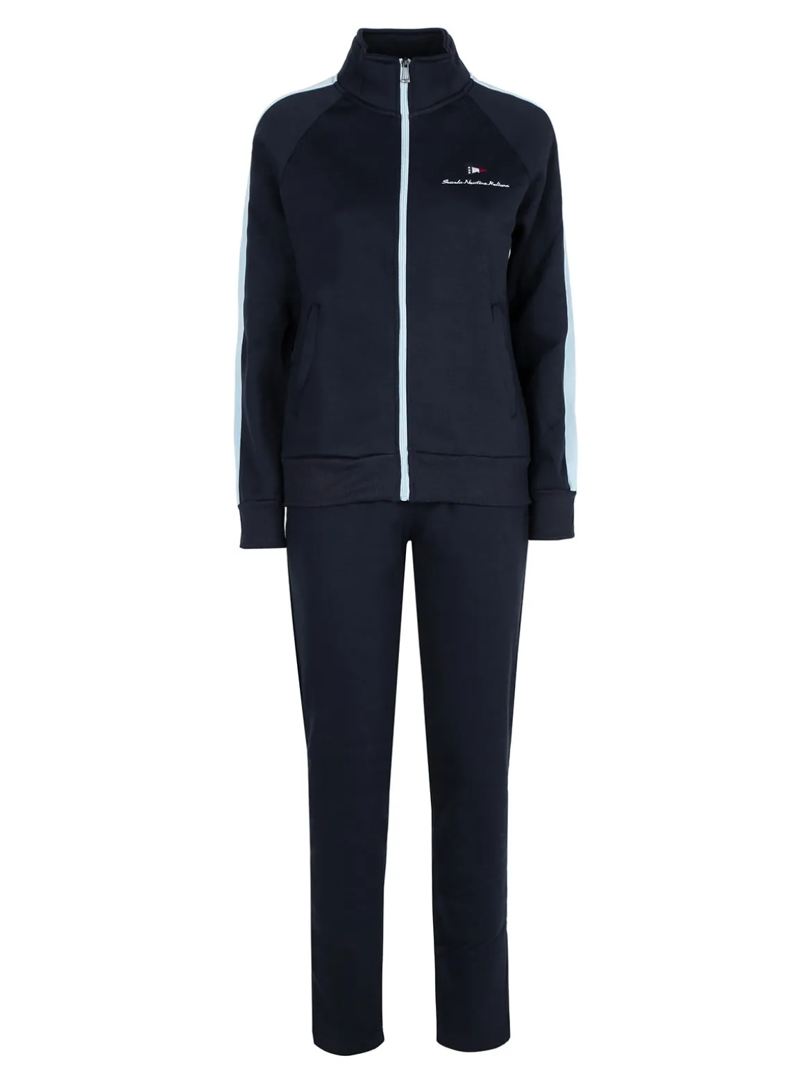 Scuola Nautica Italiana Tuta donna felpata 2 pezzi full zip