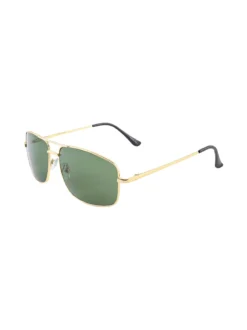 Seevision Occhiali da sole aviatore da uomo - verde