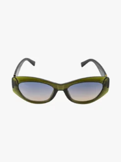Seevision Occhiali da sole da donna a gatto - verde scuro