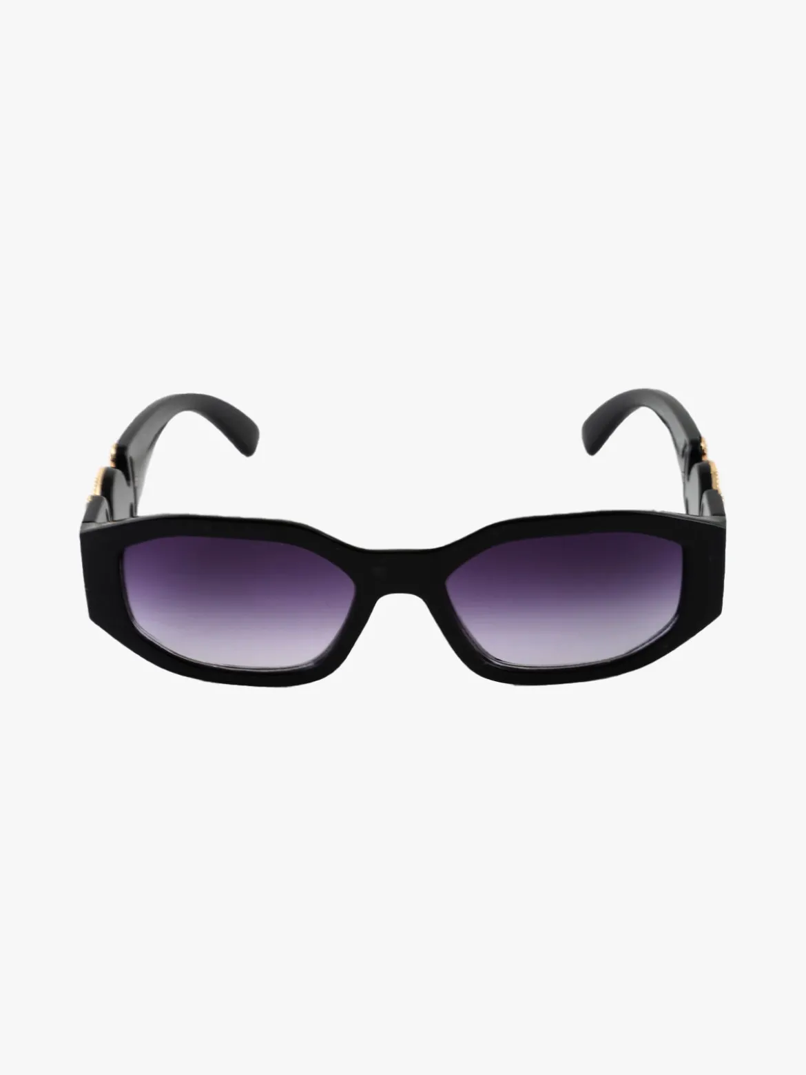 Seevision Occhiali da sole da donna rettangolari - nero