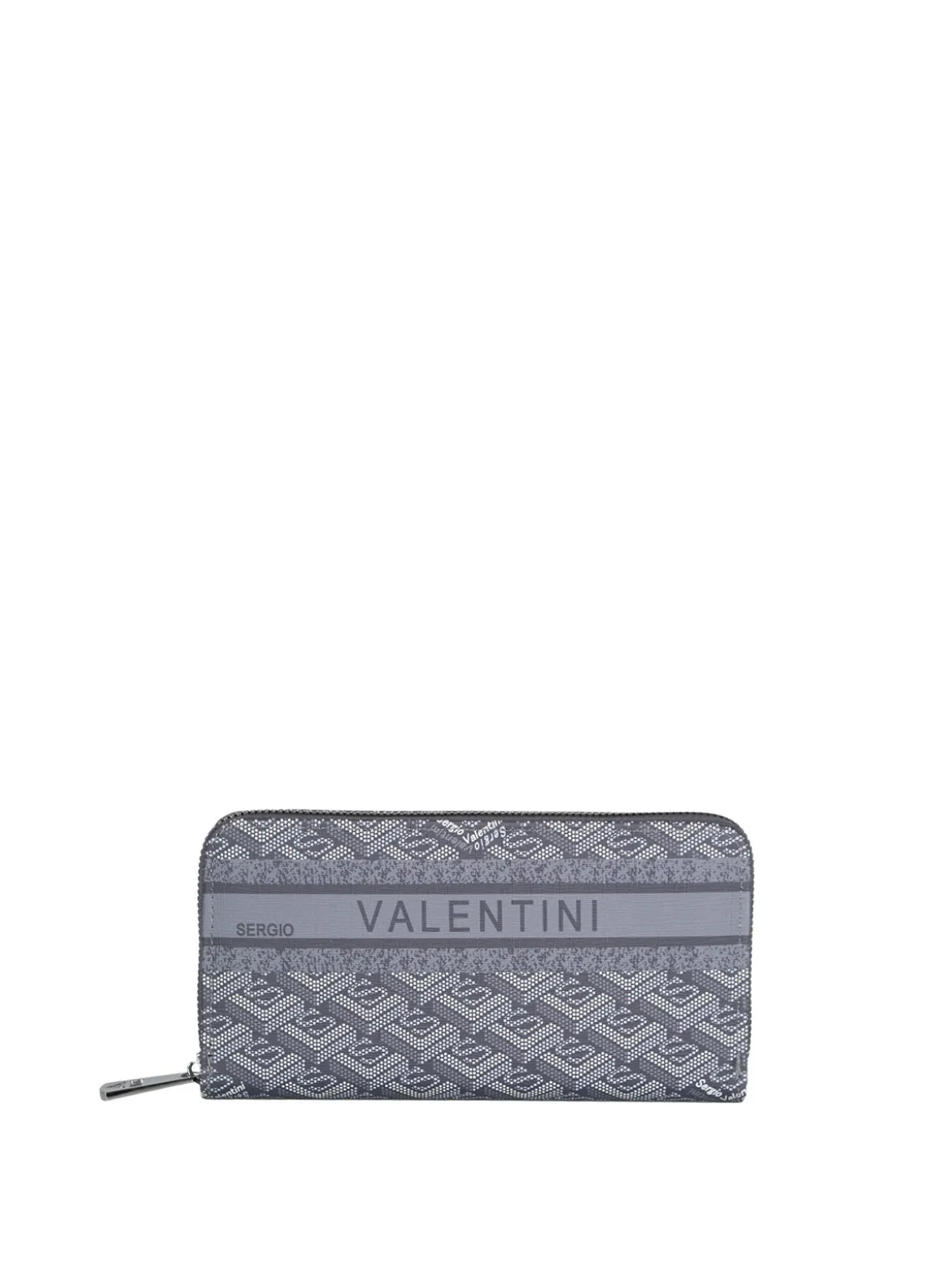 Sergio Valentini Portafoglio rettangolare da donna con stampe - grigio scuro