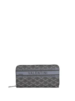 Sergio Valentini Portafoglio rettangolare da donna con stampe - nero