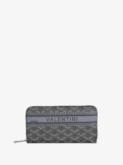 Sergio Valentini Portafoglio rettangolare da donna con stampe - nero