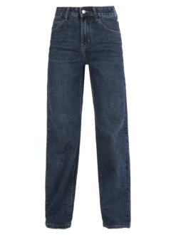 Sexy Sense Jeans donna a gamba larga e vita alta - jeans