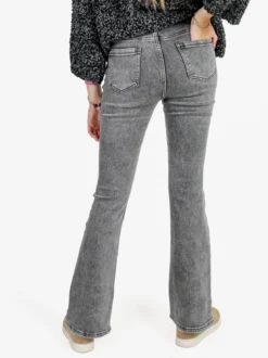 Sexy Sense Jeans donna a zampa - nero