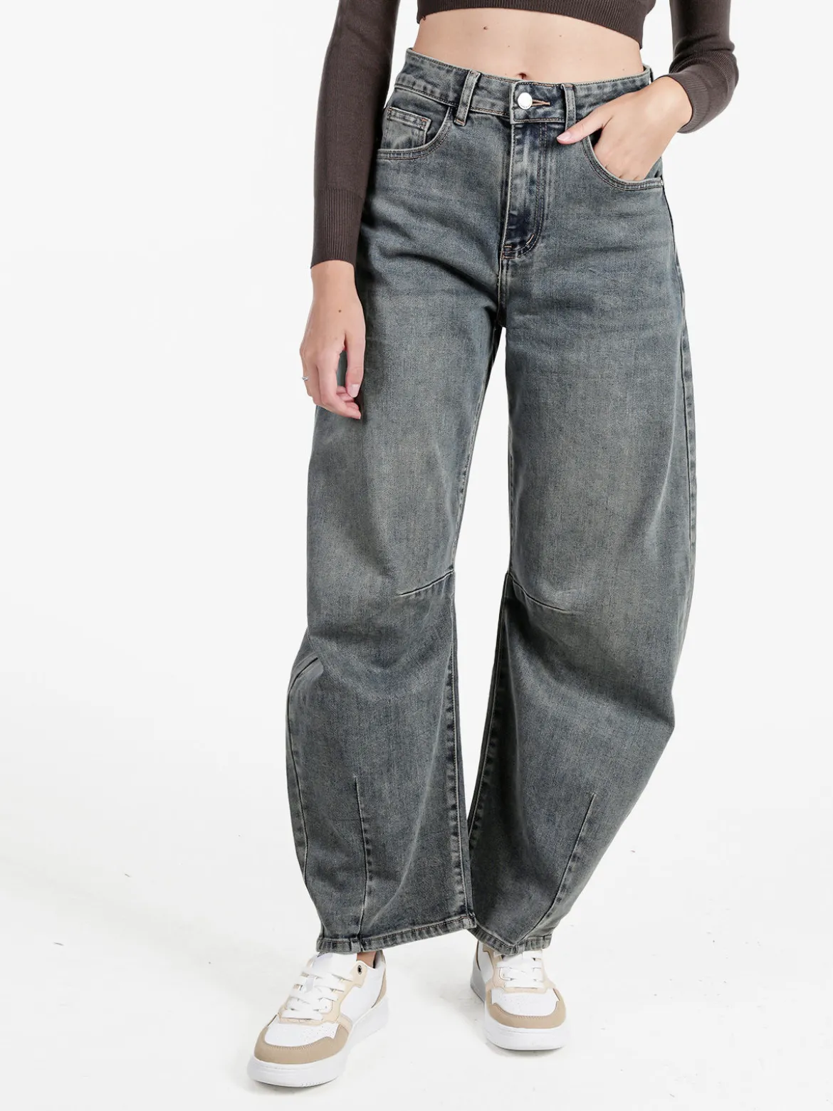 Sexy Sense Jeans donna barrell a vita alta - jeans