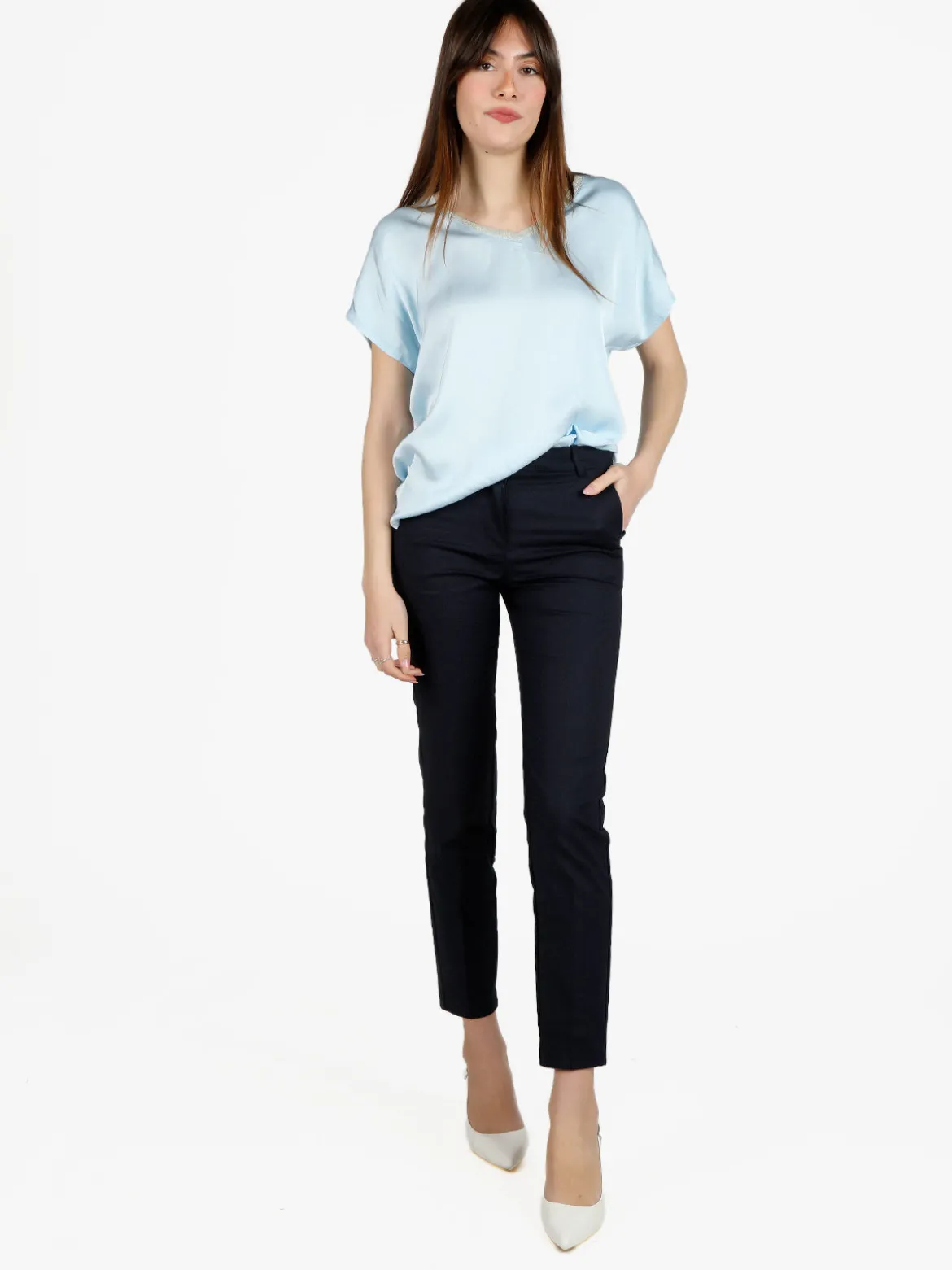 Sexy Sense Pantaloni donna slim a sigaretta
