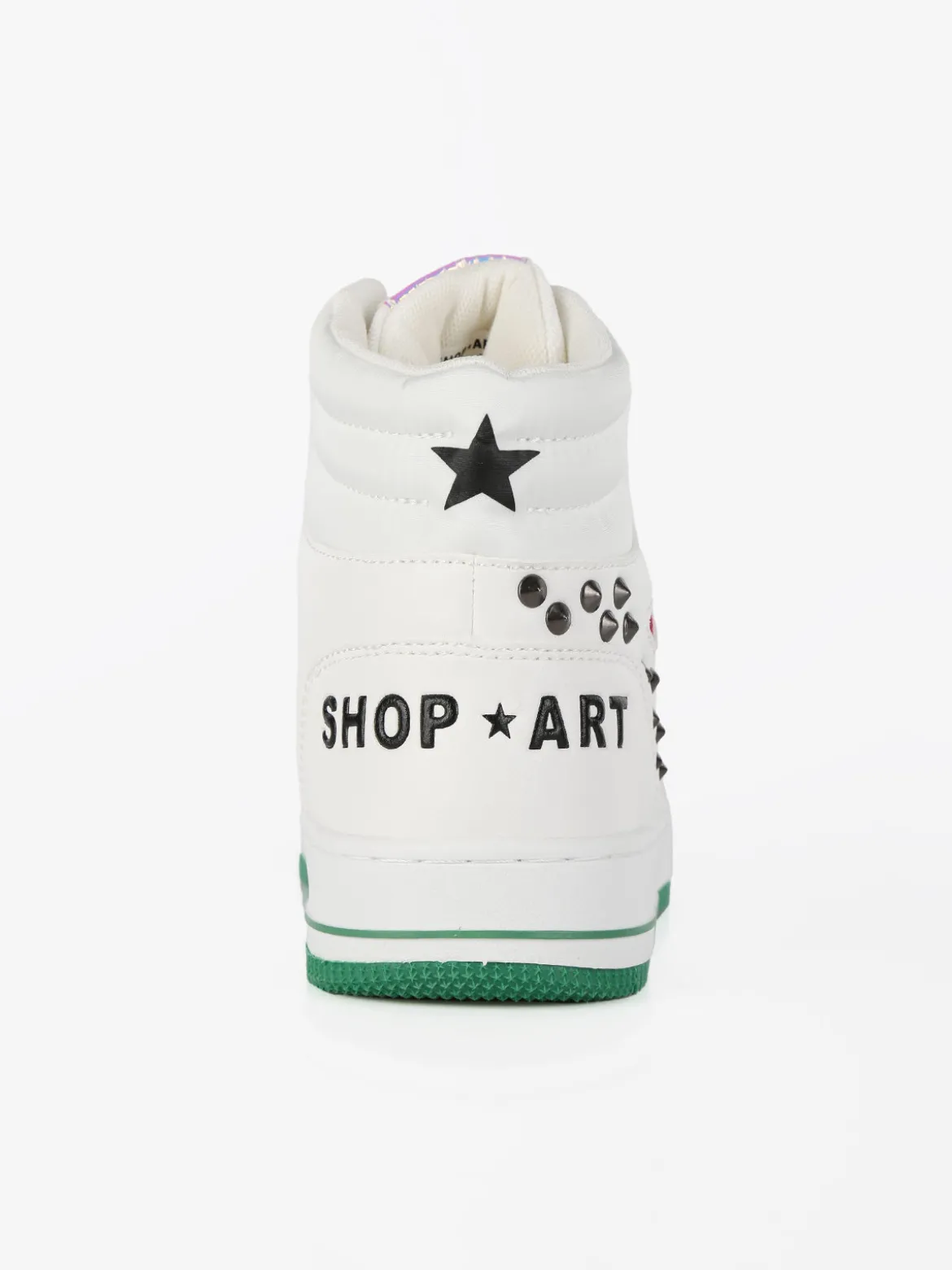 Shop Art BASKET HAILEY Sneakers alte donna con borchie