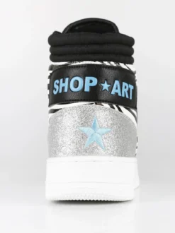 Shop Art BASKET HAILEY Sneakers alte donna zebrate/glitter