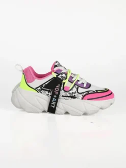 Shop Art CHUNKY AMY Sneakers donna multicolor pitonate