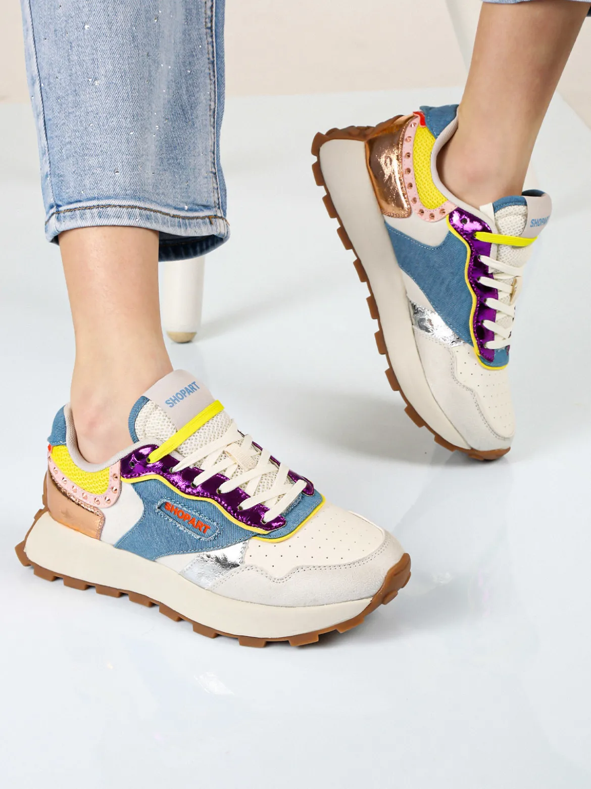 Shop Art CHUNKY ASHLEY Sneakers multicolore