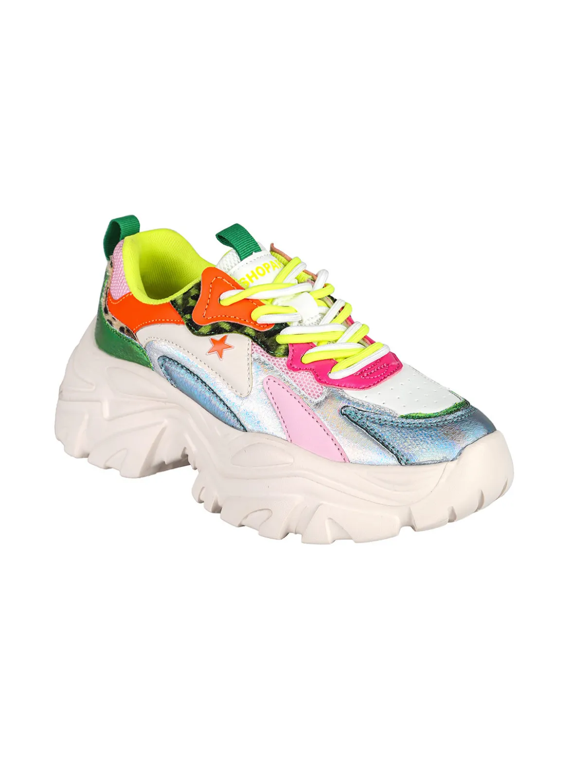Shop Art CHUNKY MEGAN Sneakers donna multicolore con suola alta