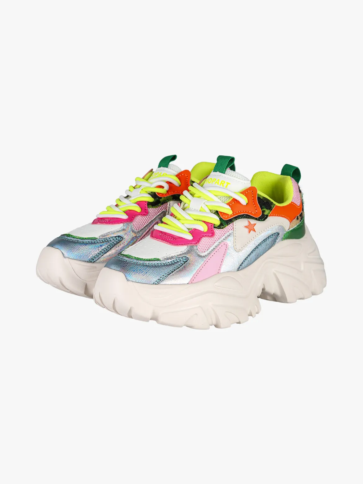 Shop Art CHUNKY MEGAN Sneakers donna multicolore con suola alta