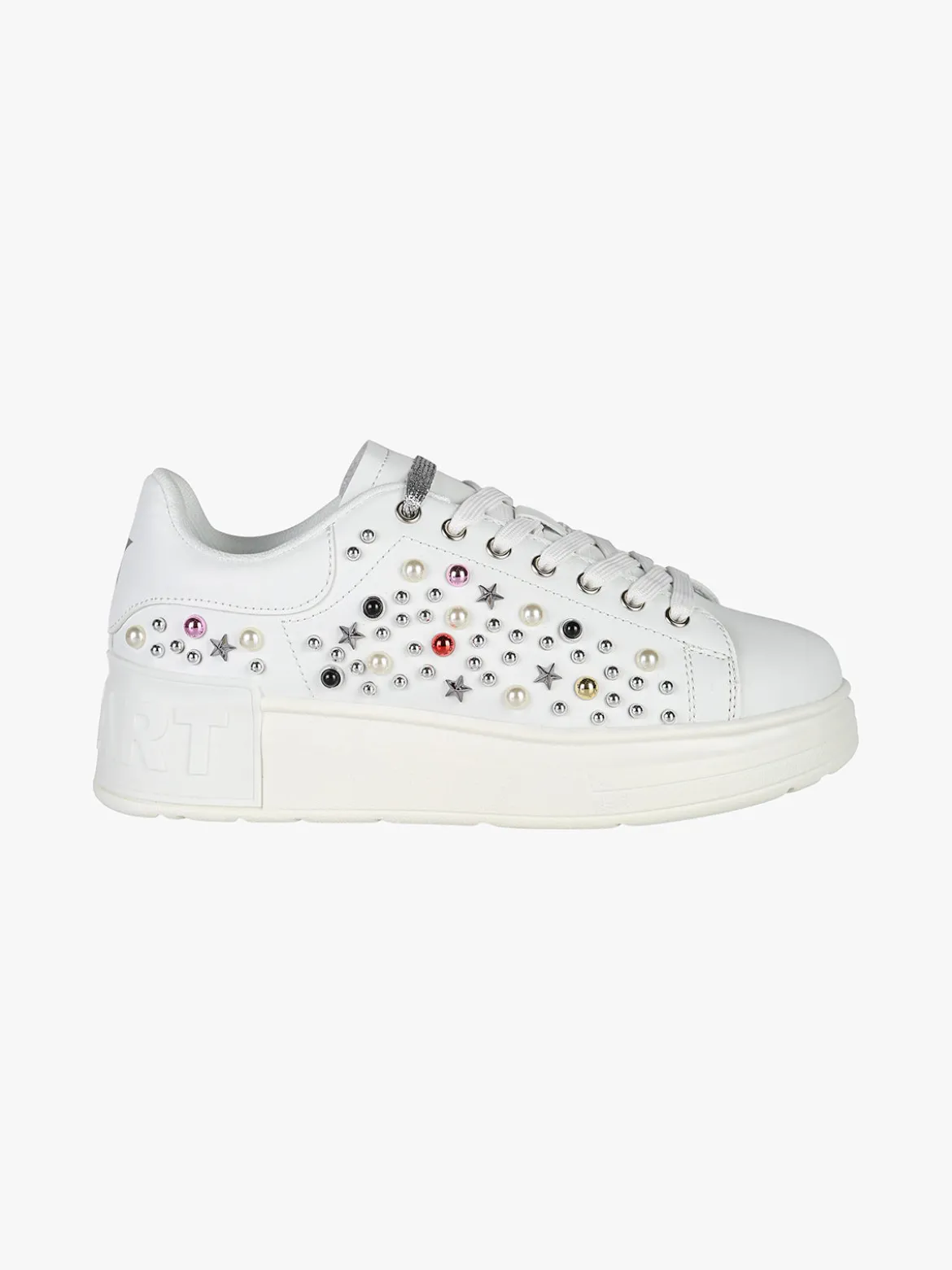 Shop Art KIM Sneakers donna con borchie e perle
